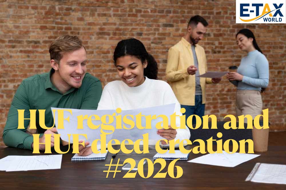 HUF registration and HUF deed format