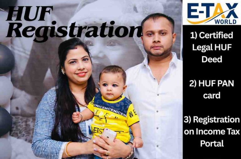 HUF Registration for Income Tax Year 2026-27